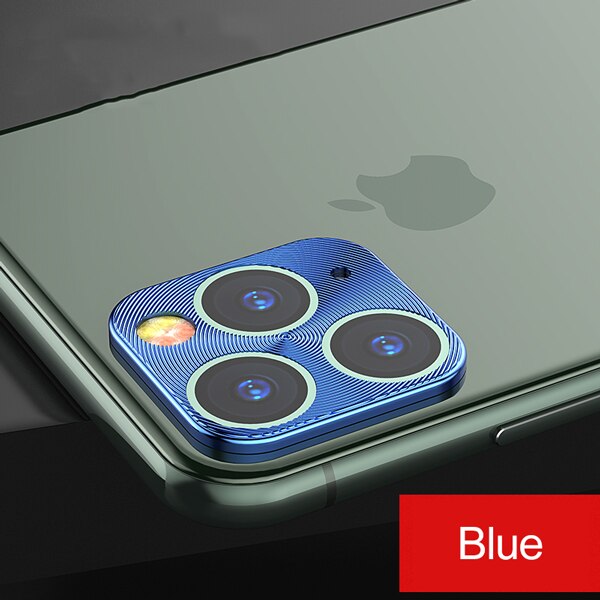 Blue 1 / For iPhone 11 - Camera Lens Protector For iPhone 11 Pro XS Max XR X Case Metal Phone Lens Protective Ring Cover For iPhone X XR XS 11 Pro Case