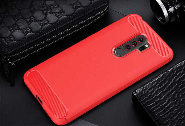 Red / Redmi Note 8 Pro - For Xiaomi Redmi Note 8 Pro Case Carbon Fiber Cover 360 Full Protection Phone Case For Redmi Note 8 Cover Shockproof Bumper