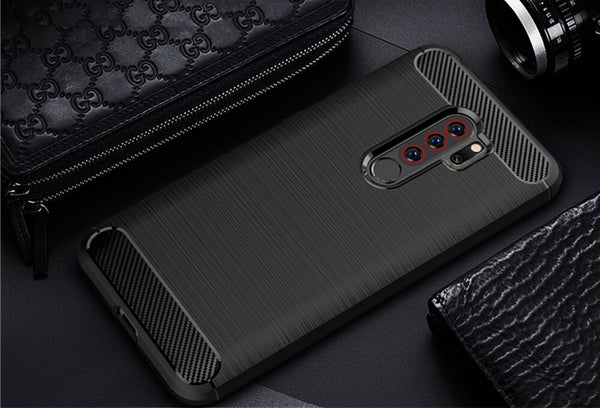 Black / Redmi Note 8 Pro - For Xiaomi Redmi Note 8 Pro Case Carbon Fiber Cover 360 Full Protection Phone Case For Redmi Note 8 Cover Shockproof Bumper