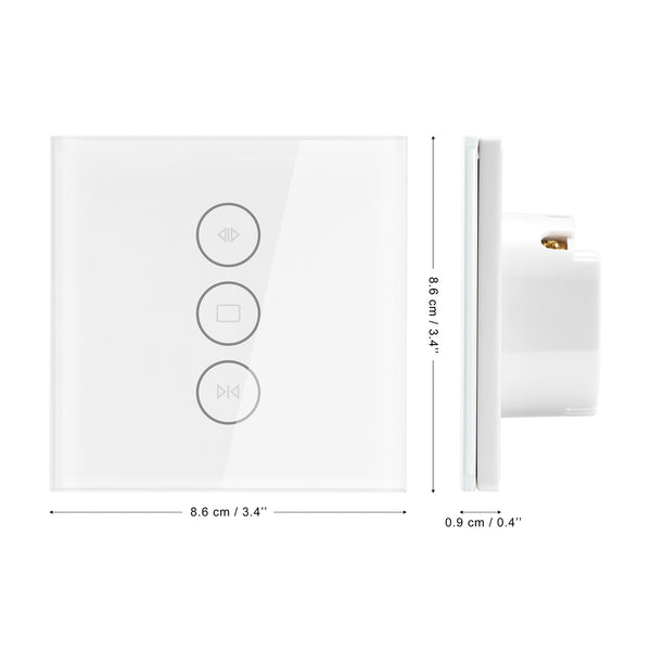 [variant_title] - App EU wifi tuya smart touch curtain switch voice control by Alexa echo Google  phone control For Electric curtain motor