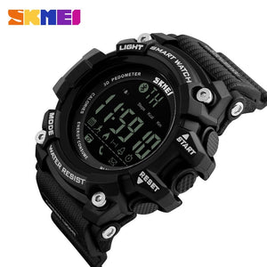 [variant_title] - SKMEI Outdoor Sport Smart Watch Men Bluetooth Multifunction Fitness Watches 5Bar Waterproof Digital Watch reloj hombre 1227/1384