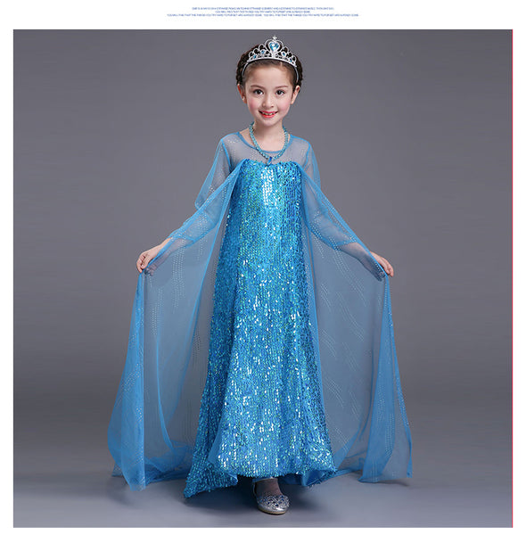 [variant_title] - Disney Frozen dress anna elsa dress disfraz princess sofia infantil fever elza costume vestido rapunzel jurk disfraces dresses