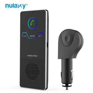 [variant_title] - Nulaxy Wireless Bluetooth Car Kit Handsfree Car Sun Visor Handsfree Speakerphone with USB Charger Car MP3 Player Car Accessories