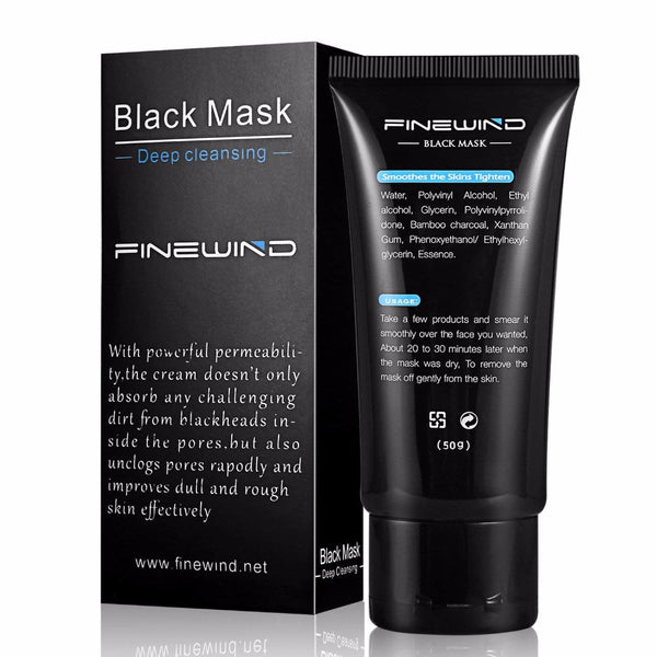 White - Mabox Black Mask Peel Off Bamboo Charcoal Purifying Blackhead Remover Mask Deep Cleansing for AcneScars Blemishes WrinklesFacial