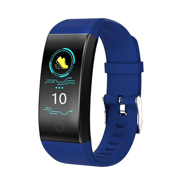 blue - BANGWEI 2018 New Men Smar watch Blood pressure heart rate monitor basketball Fitness Tracker Smart Sport Watch Reloj inteligente