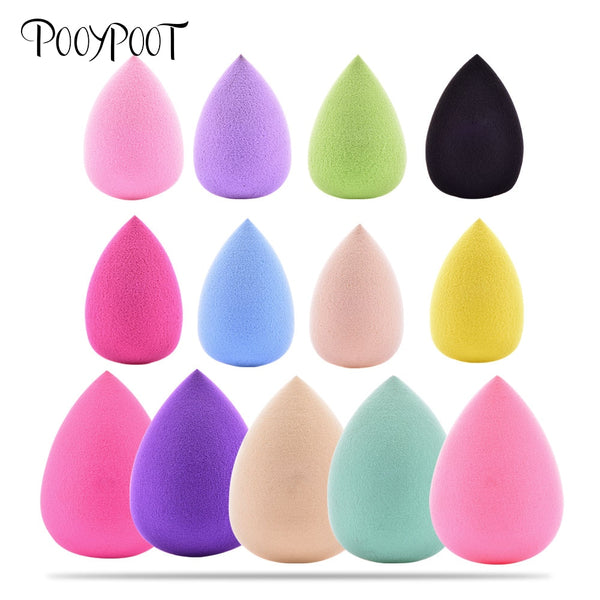 [variant_title] - Pooypoot Soft Water Drop Shape Makeup Cosmetic Puff Powder Smooth Beauty Foundation Sponge Clean Makeup Tool Accessory
