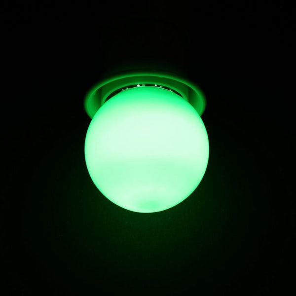 Green - 3W E27 LED Light Bulb Round Shaped Colorful Globe Light Bulb Home Bar Party Festival Decorative Lamp Lighting