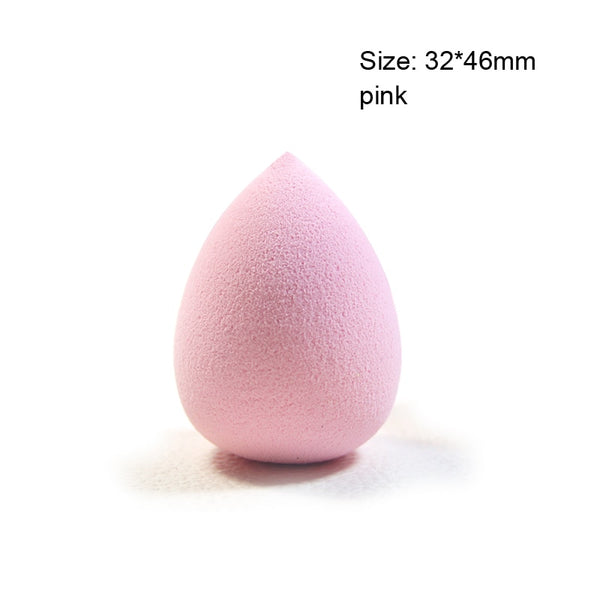small pink - Pooypoot Soft Water Drop Shape Makeup Cosmetic Puff Powder Smooth Beauty Foundation Sponge Clean Makeup Tool Accessory