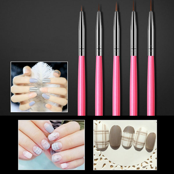 [variant_title] - ROHWXY Nail Brush For Manicure Gel Brush For Nail Art 15Pcs/Set Ombre Brush For Gradient For Gel Nail Polish Painting Drawing