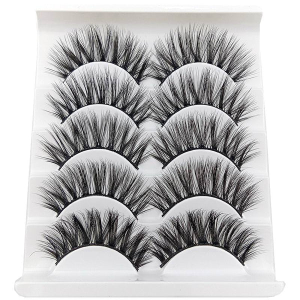 703 - NEW 13 Styles 1/3/5/6 pair Mink Hair False Eyelashes Natural/Thick Long Eye Lashes Wispy Makeup Beauty Extension Tools Wimpers