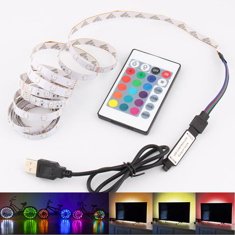 [variant_title] - 5V RGB LED Strip USB 5 V Led Strip Light TV Backlight 2835 1 - 5 M Lighting Desktop 5 V Led Strip Lights Lamp Tape Diode Ribbon
