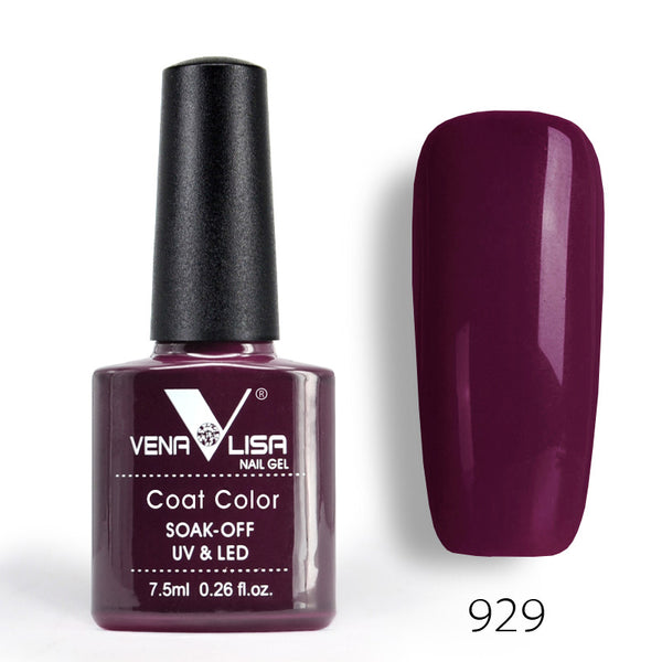 929 - Venalisa nail Color GelPolish CANNI manicure Factory new products 7.5 ml Nail Lacquer Led&UV Soak off Color Gel Varnish lacquer