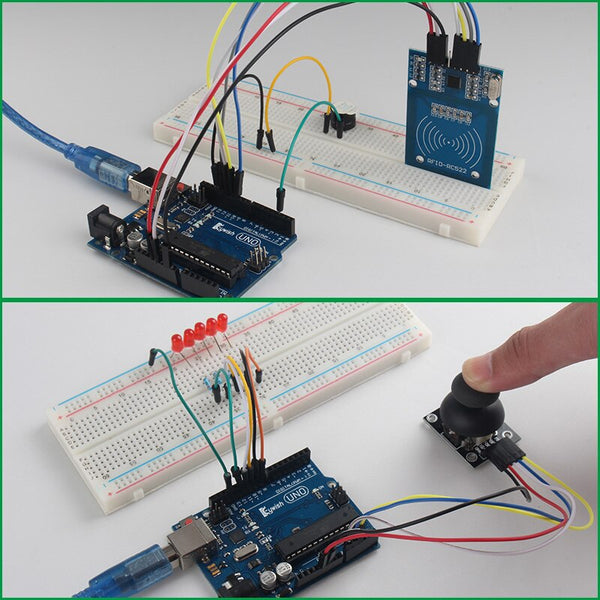 [variant_title] - Keywish RFID Complete Sensor Super Starter Kit For Arduino UNO R3 Water-level Servo/Stepper Motor With 28 Lessons Code Tutorial