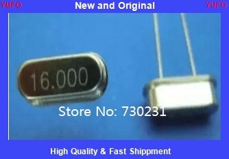 Default Title - Free Shipping One Lot 10 pcs 16.000 MHz 16 MHz Crystal HC-49/S Low Profile 16mhz
