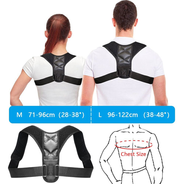 [variant_title] - Medical Clavicle Posture Corrector Adult Children Back Support Belt Corset Orthopedic Brace Shoulder Correct