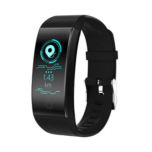 black - BANGWEI 2018 New Men Smar watch Blood pressure heart rate monitor basketball Fitness Tracker Smart Sport Watch Reloj inteligente