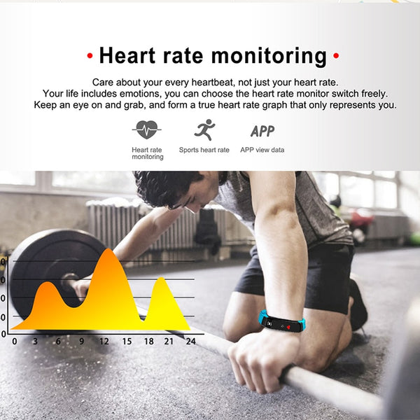 [variant_title] - BANGWEI Fitness smart watch men Women Pedometer Heart Rate Monitor Waterproof IP67 Swimming Running Sports Watch For Android IOS