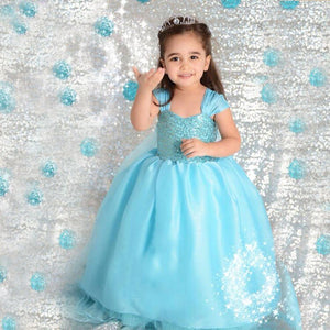 [variant_title] - Baby Girls Anna Elsa Dress for Winter Cosplay and Children Kids Girls Dress Acting Character  in Christmas Party Dresses