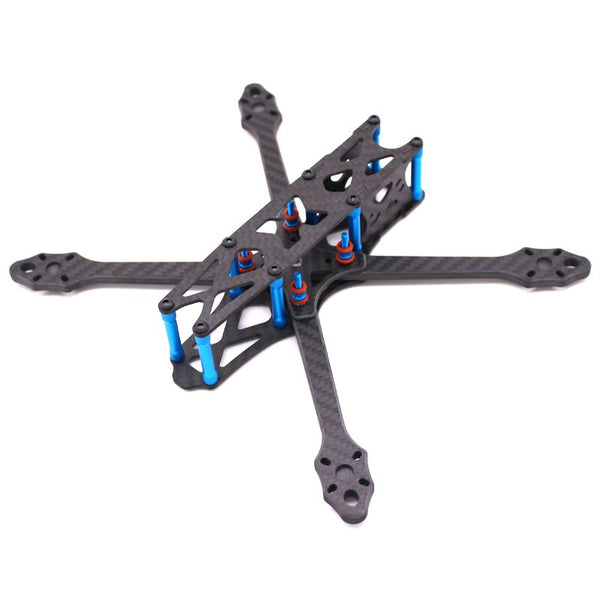 [variant_title] - Strech X5 Freestyle FPV Frame 6mm Arm Racing Quadcopter Frame Kit like X5 JohnnyFPV edition for 5 inch prop 22XX motor