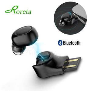 [variant_title] - Roreta Mini Wireless Bluetooth Headset X11 Car Bluetooth earphone handsfree USB Magnetic Charging with mic Bluetooth Earbud