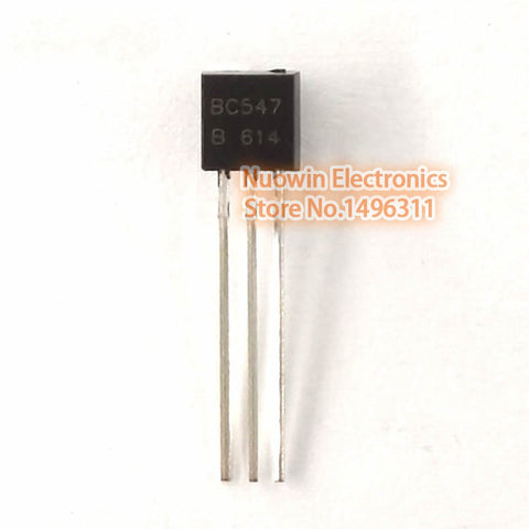 Default Title - 100pcs BC547 in-line triode transistor TO-92 0.1A 45V NPN