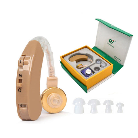 Default Title - BTE Hearing Aid Voice Sound Amplifier AXON F-138 Hearing Aids Behind Ear Adjustable Health Care