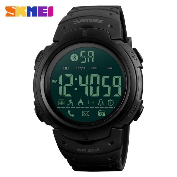 [variant_title] - SKMEI Fashion Smart Watch Men Calorie Alarm Clock Bluetooth Watches 5Bar Waterproof Smart Digital Watch Relogio Masculino 1301