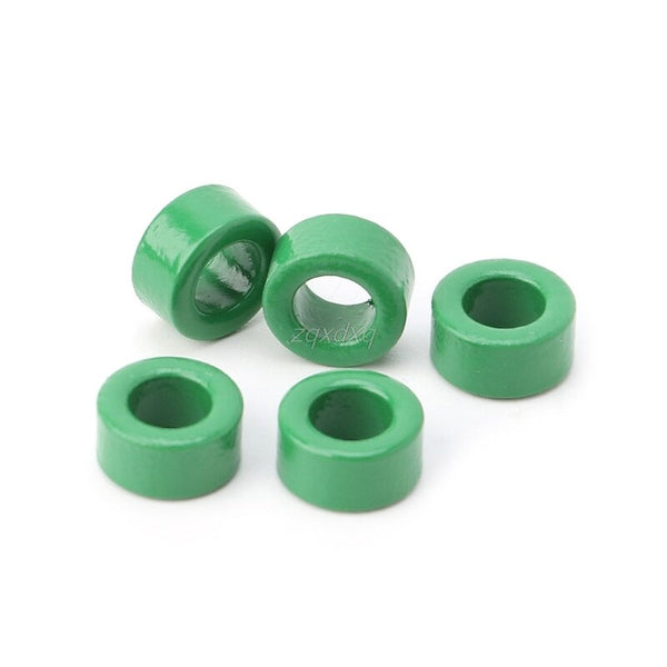 [variant_title] - 10Pcs Inductor Coils Green Toroid Ferrite Cores anti-interference Filter Rings AUG_21 Dropship