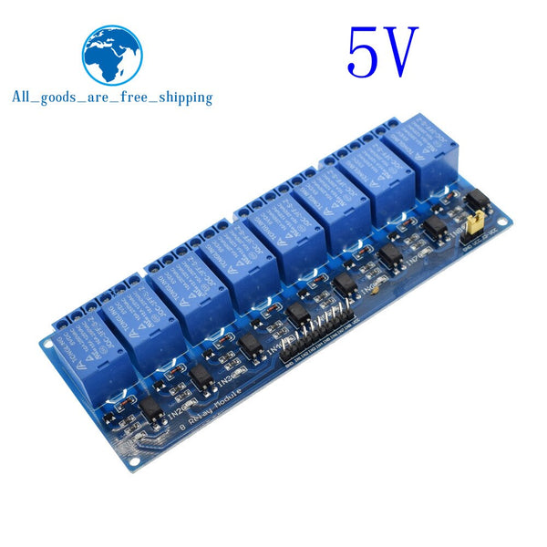 5V  8 channel relay - TZT 1pcs 5v 12v 1 2 4 6 8 channel relay module with optocoupler. Relay Output 1 2 4 6 8 way relay module for arduino In stock