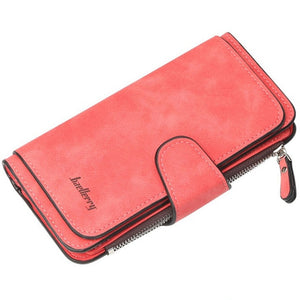 [variant_title] - Fashion Women Wallets Long Wallet Female Purse Pu Leather Wallets Big Capacity Ladies Coin Purses Phone Clutch WWS046-1
