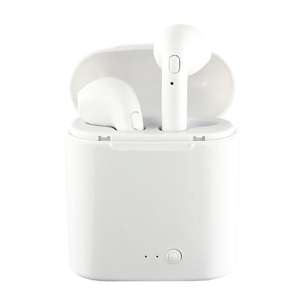 No Package Box-White - i7s Tws Bluetooth Earphones Mini Wireless Earbuds Sport Handsfree Earphone Cordless Headset with Charging Box for xiaomi Phone