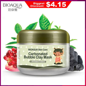 Default Title - Bioaqua Skin Care Carbonated Bubble Clay Mask For Face Nutrition Repair Face Cream Whitening Hydrating Moisturizing Facial Masks