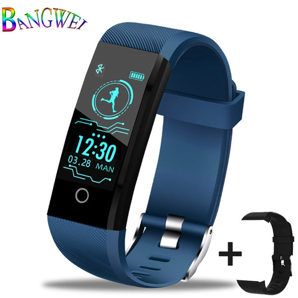 blue band - 2019New Smartwatch Men Fitness Tracker Pedometer Sport Watch Blood Pressure Heart Rate Monitor Women Smart Watch for ios Android
