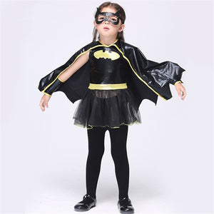 [variant_title] - 2018 Halloween Cosplay Carnival Dress for Girls Kids Pirate Costume Princess Bat Dress Cloth Tops Paired Character Vestido Cloth