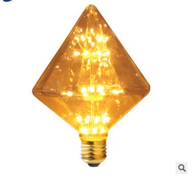 1-200003699 - IWHD Star E27 220V 3W LED Bombillas Vintage Bulb Light Lampada Edison Retro Lamp Decorative St64 G95 G80 St58 T10 T185 T30