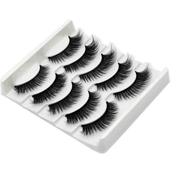 3d-19 - NEW 13 Styles 1/3/5/6 pair Mink Hair False Eyelashes Natural/Thick Long Eye Lashes Wispy Makeup Beauty Extension Tools Wimpers