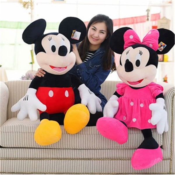 [variant_title] - 30cm Mickey Mouse Minnie Donald Duck Daisy Plush Toys Cute Goofy Dog Pluto Dog Kawaii Stuffed Toys Children Gift
