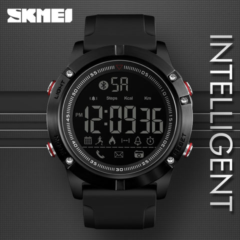 [variant_title] - SKMEI Sports Bluetooth Digital Wristwatches Fashion Smart Watch Men Pedometer Calorie Remote Camera LED Military Watches Relogio