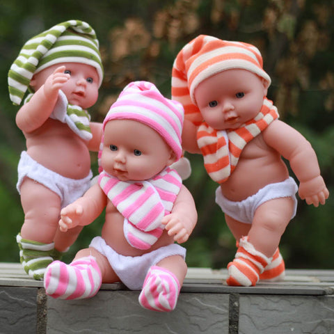 [variant_title] - Soft dolls Talking baby toy silicone reborn dolls Into the water for bathing baby Children's educational toys Children's gift