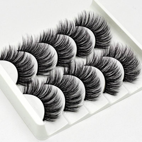 3d-51 - NEW 13 Styles 1/3/5/6 pair Mink Hair False Eyelashes Natural/Thick Long Eye Lashes Wispy Makeup Beauty Extension Tools Wimpers