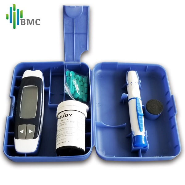 [variant_title] - BMC Mini Blood Glucose Meter Suger Meter with Test Strips Smart Diabete Test Machine Family Health Care Sugar Detection Monitor