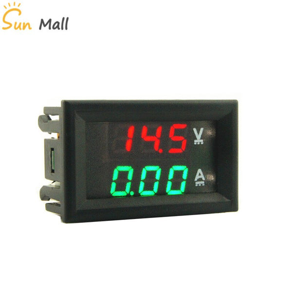 [variant_title] - DC 100V 1A 10A 50A 100A Mini 0.28inch  LED DC Digital Voltmeter Ammeter Volt Ampere Meter Amperemeter Voltage/amperimetro