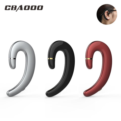 [variant_title] - CBAOOO Bluetooth Earphone Wireless Headset Handsfree Ear Hook Waterproof Noise reduction with Mic for Android iPhone