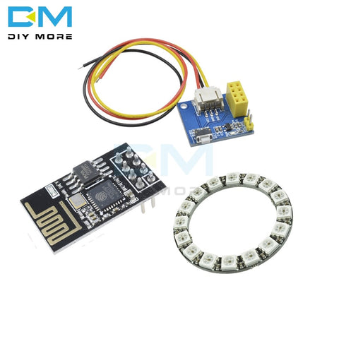 [variant_title] - ESP-01 ESP-01S ESP8266 RGB LED Controller Adpater WIFI module For Arduino IDE 16 Bits Light Ring Christmas DIY WS2812B WS2812