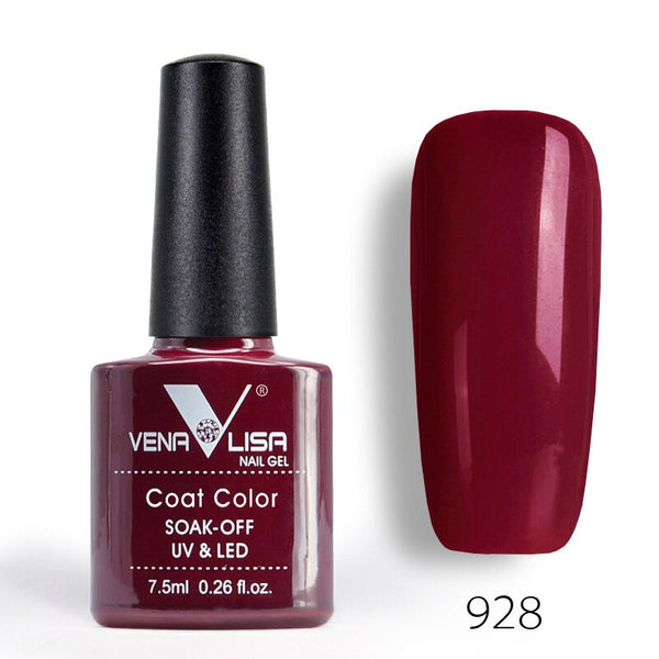 928 - Venalisa nail Color GelPolish CANNI manicure Factory new products 7.5 ml Nail Lacquer Led&UV Soak off Color Gel Varnish lacquer