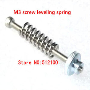Default Title - Free shipping 20PCS   accessories leveling component suite M3 screw leveling spring leveling knob kit