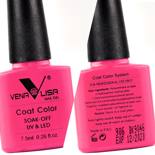 [variant_title] - Venalisa nail Color GelPolish CANNI manicure Factory new products 7.5 ml Nail Lacquer Led&UV Soak off Color Gel Varnish lacquer