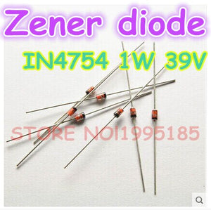 Default Title - NEW 100pcs/lot IN4754 1W 39V 1n4754 4754 Zener diode