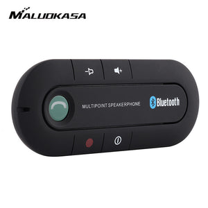 Default Title - Handsfree Bluetooth Car Kit 4.1 Multipoint Car Speakerphone Sun Visor Clip MP3 Music Player Wireless Bluetooth Speaker Phone