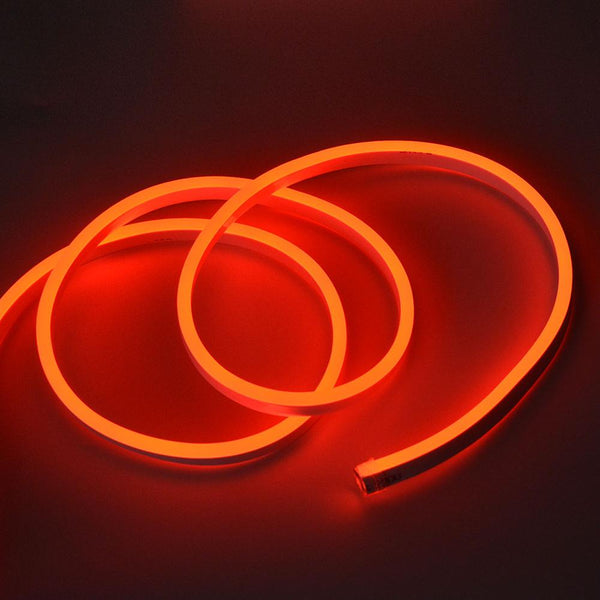 Red / 10M - 220V Neon Light Strip Flexible Outdoor Christmas Holiday Fairy LED Strip Rope Tube SMD 2835 120LEDs/M Strip Lamp With EU Power